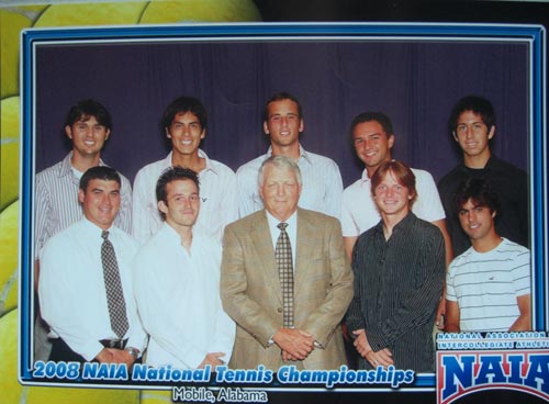 The Bethel Men's tennis team opened the NAIA Tournament with a 9-0 win over Bethany College (Kan.)
